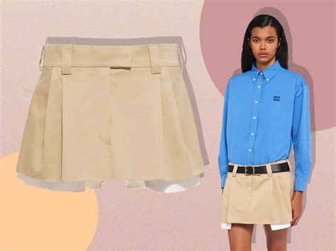 miu miu skirt meme|miumiou skirt set.